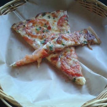 Sliver Pizzeria - A slice & sliver of their Fresh Toma Roma Tomatoe, Red Onion, & Mozzarella Pizza! - Pizza Near Me - Berkeley, California Sliver Pizzeria - A slice & sliver of their Fresh Toma Roma Tomatoe, Red Onion, & Mozzarella Pizza! - Pizza Near Me - Berkeley, California
