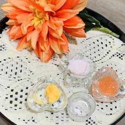 Fl Nails - Pomegranate & Fig Pedicure set up