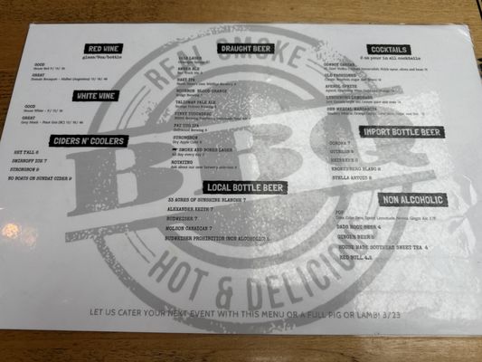 Menu photo 2 Smoke and Bones North Vancouver, BC Menu photo 2 Smoke and Bones North Vancouver, BC