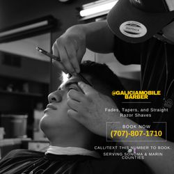 Galicia Mobile Barber - Book by appointment at Phone Number (707)-807-1710