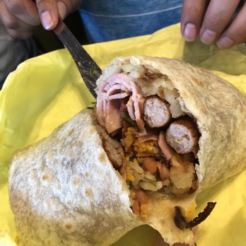 Angelos 2 - Hearty breakfast burrito - Burgers Near Me - Garden Grove, California