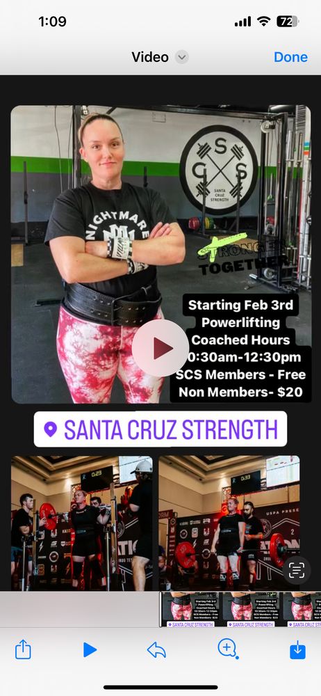 Social spots from Santa Cruz Strength