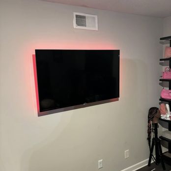 Mount'em Up Chuck - Messy cords can take away from the look and feel of your space, which is why I offer cord concealment services to keep things... - TV Mounting Near Me Mount'em Up Chuck - Messy cords can take away from the look and feel of your space, which is why I offer cord concealment services to keep things... - TV Mounting Near Me