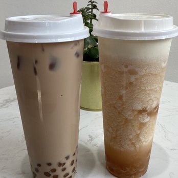 Top Tea - two cups of iced coffee on a table - Bubble Tea Near Me - Halifax, Nova Scotia Top Tea - two cups of iced coffee on a table - Bubble Tea Near Me - Halifax, Nova Scotia