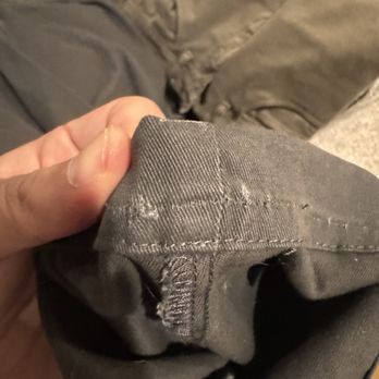 MH Tailoring and Alterations - Tears in brand new chinos after pickup. - Sewing & Alterations Near Me - West Hollywood, California MH Tailoring and Alterations - Tears in brand new chinos after pickup. - Sewing & Alterations Near Me - West Hollywood, California