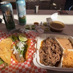 Combo plate, Dorado tacos