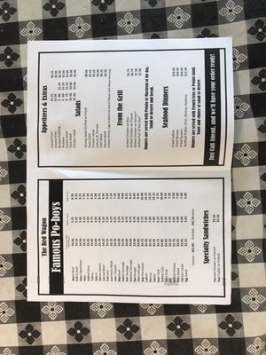 Menu photo 8 Red Wagon Harahan, LA