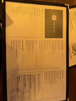 Menu photo 1 Tap 42 - Kendall  Miami, FL