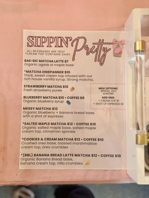 Menu photo 1 Sippin’ Pretty Aiea, HI Menu photo 1 Sippin’ Pretty Aiea, HI
