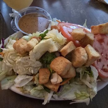Zip's Cafe - Dinner salad and balsamic - Pubs Near Me - Cincinnati, Ohio