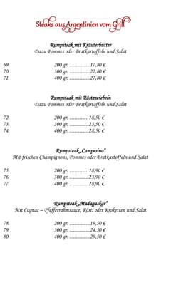 Menu photo 4 SG-Vereinsgaststätte Dietzenbach, HE Menu photo 4 SG-Vereinsgaststätte Dietzenbach, HE
