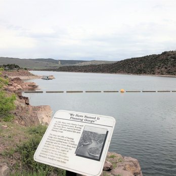 Flaming Gorge National Recreation Area - View outside the VC...just okay. Keep driving and wait till Red Canyon! - Parks Near Me - Manila, Utah