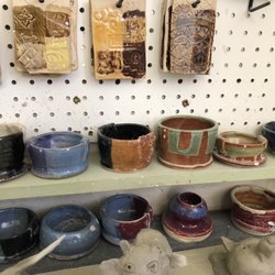 Higher Fire Clay Studio - Glaze area