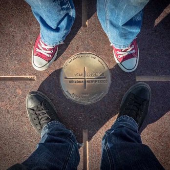 Four Corners Monument - Standing in 4 states. Photo credit: MechanicalWhispers - Landmarks & Historical Buildings Near Me - Teec Nos Pos, New Mexico