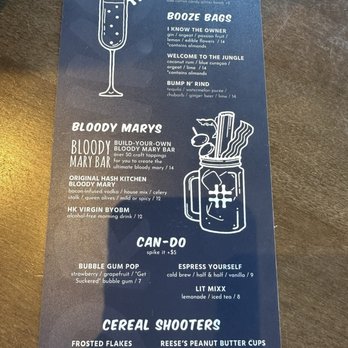 Hash Kitchen - Drink menu - Breakfast & Brunch Near Me - Draper, Utah Hash Kitchen - Drink menu - Breakfast & Brunch Near Me - Draper, Utah