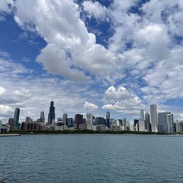 View looking at city