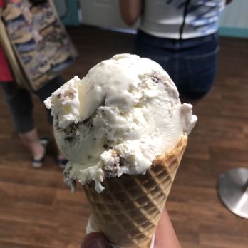 Beaches N Cream - Sweet Butter Pecan Ice Cream on a tasty waffle cone - Ice Cream & Frozen Yogurt Near Me - Supply, North Carolina