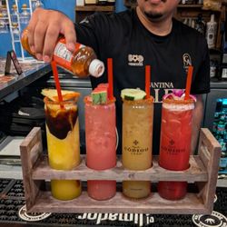 Sac Brew Bike - The drink flight, it just looks sweet