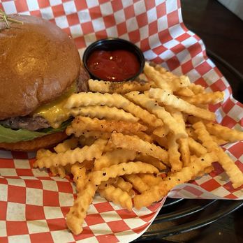 The Brass Tap - Cheeseburger and Fries - Sports Bars Near Me - Colorado Springs, Colorado The Brass Tap - Cheeseburger and Fries - Sports Bars Near Me - Colorado Springs, Colorado