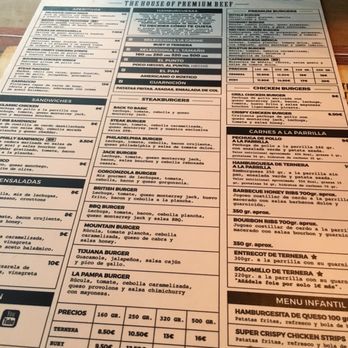 Steak Burger - Carta - Burgers Near Me - Madrid, M