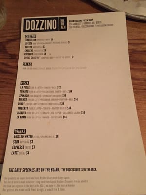Menu photo 4 Dozzino Hoboken, NJ Menu photo 4 Dozzino Hoboken, NJ
