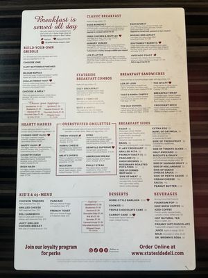Menu photo 1 Stateside Deli & Restaurant Okemos, MI Menu photo 1 Stateside Deli & Restaurant Okemos, MI