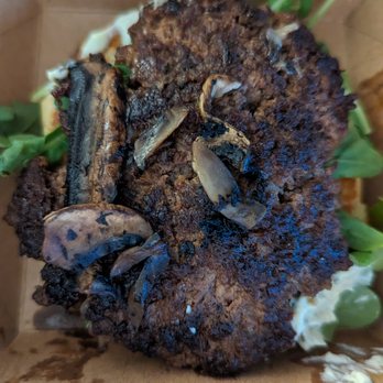 Romer's - Is this really a mushroom burger?? - Burgers Near Me - Vancouver, British Columbia Romer's - Is this really a mushroom burger?? - Burgers Near Me - Vancouver, British Columbia