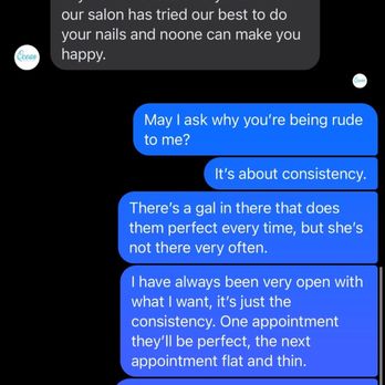 Ocean Nails & Spa - This is our exchange. I cannot express how crappy they made me feel. - Nail Salons Near Me - Boise, Idaho