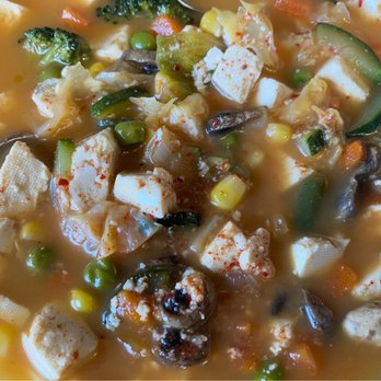 Hot Stone Korean Kitchen - Veggie tofu soup! Such a yummy dish! - Korean Near Me - Fairfield, California Hot Stone Korean Kitchen - Veggie tofu soup! Such a yummy dish! - Korean Near Me - Fairfield, California