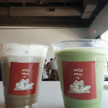 Easy Does It - hojicha cloud and earl grey matcha... - Coffee & Tea Near Me - San Diego, California