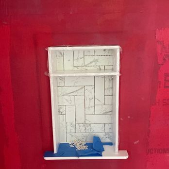 Clear Code Home Inspections - A shower nieche in process - Home Inspectors Near Me - Manchester, Connecticut
