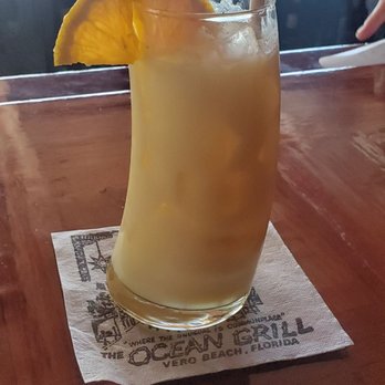 Ocean Grill - Pusser's Painkiller - Seafood Near Me - Vero Beach, Florida