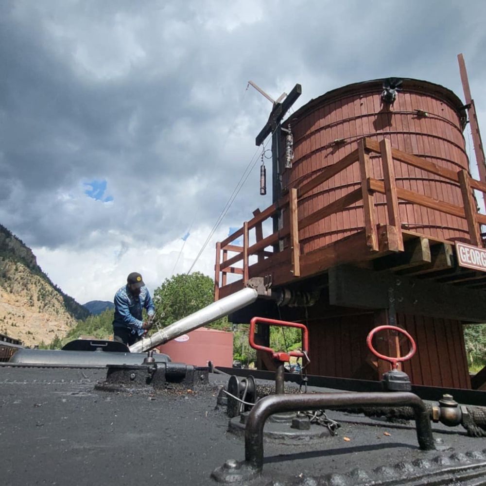 Georgetown Loop Railroad - One of two stops. This stop is for water. Next stop the mine - Museums Near Me - Georgetown, Colorado Georgetown Loop Railroad - One of two stops. This stop is for water. Next stop the mine - Museums Near Me - Georgetown, Colorado