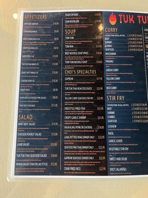 Menu photo 6 Tuk Tuk Thai Overland Park, KS Menu photo 6 Tuk Tuk Thai Overland Park, KS