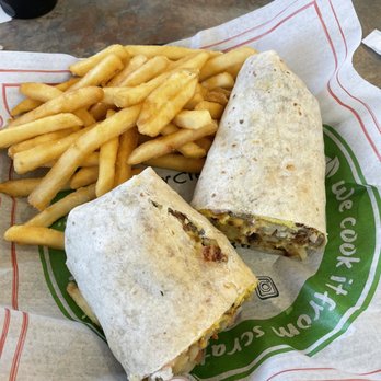 Farmer Boys - Hog Heaven Burrito  (ALL THE MEATS) - Breakfast & Brunch Near Me - Henderson, Nevada