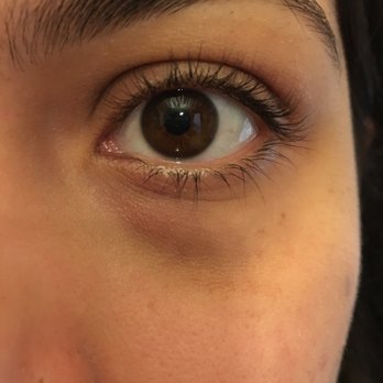 K Lash Studio - One week post lash lift correction without makeup - Skin Care Near Me - Sugar Land, Texas