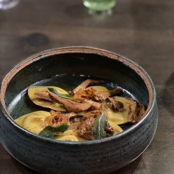 Rocky Pond Winery - Chelan - Chestnut ravioli. - Wine Tasting Room Near Me - Chelan, Washington
