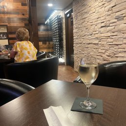 Nice glass of wine at the lounge, bar area Nice glass of wine at the lounge, bar area