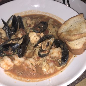 Extra Virgin Bistro - Cioppino. Pasta in the dish too. It's huge. Was delicious! - Mediterranean Near Me - Saint John, Virgin Islands Extra Virgin Bistro - Cioppino. Pasta in the dish too. It's huge. Was delicious! - Mediterranean Near Me - Saint John, Virgin Islands