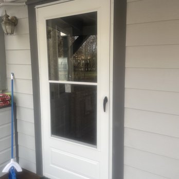 PWI Property Maintenance - New storm door and fresh paint - Handyman Near Me