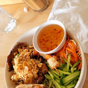 Pholandia Bistro & Bar - Moda vermicelli bowl.Iced Viet coffee. - Vietnamese Near Me - Beaverton, Oregon Pholandia Bistro & Bar - Moda vermicelli bowl.Iced Viet coffee. - Vietnamese Near Me - Beaverton, Oregon