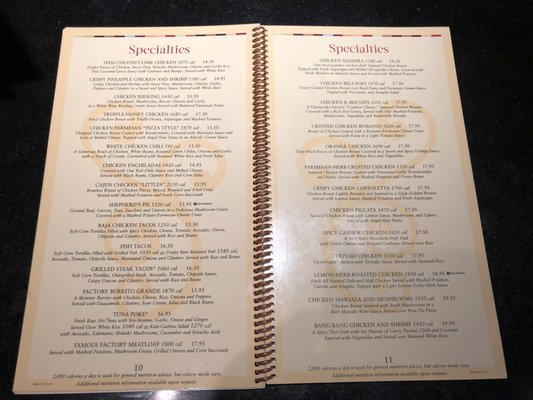 Menu photo 8 The Cheesecake Factory San Antonio, TX Menu photo 8 The Cheesecake Factory San Antonio, TX