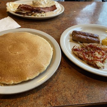 The Satellite Diner - The pancake stack - Breakfast & Brunch Near Me - Spokane, Washington The Satellite Diner - The pancake stack - Breakfast & Brunch Near Me - Spokane, Washington