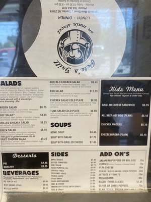 Menu photo 1 Pete's Grill On Main Street Stanley, NC