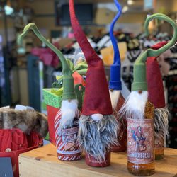 Harborside Wine and Spirits - Gnome bottle toppers available this holiday season!