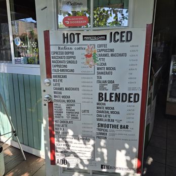 Perfetto Caffe - Menu - Cafes Near Me - Grover Beach, California