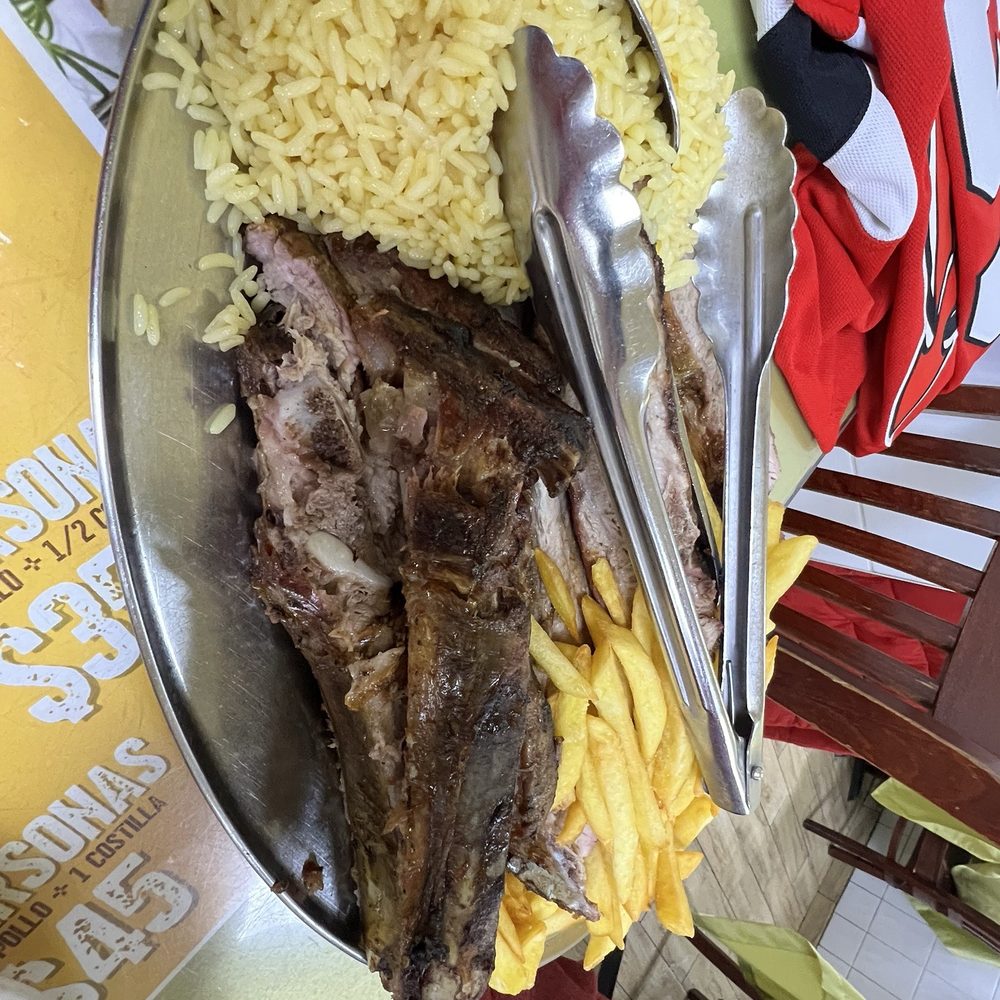 Ribs rice fries family style Ribs rice fries family style