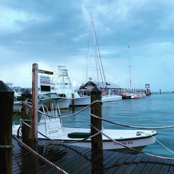 Half Shell Raw Bar - View from seat - Seafood Near Me - Key West, Florida