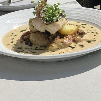 Casa Blu - Striped bass. - Mediterranean Near Me - Estero, Florida