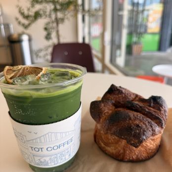 Tot Coffee - Matcha tonic and Kouign-amann - Coffee & Tea Near Me - Redondo Beach, California Tot Coffee - Matcha tonic and Kouign-amann - Coffee & Tea Near Me - Redondo Beach, California